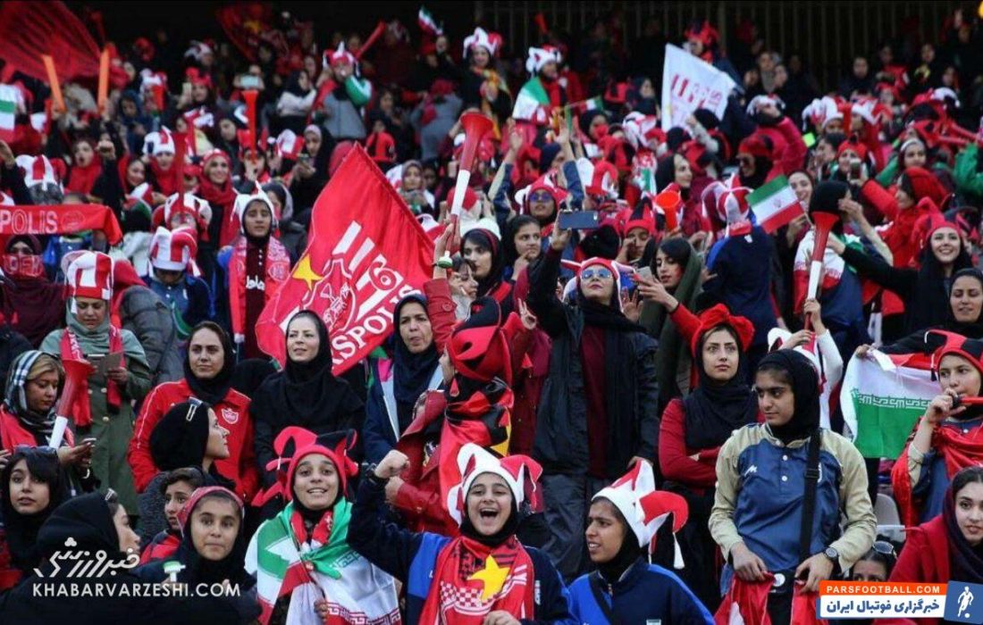 زنان به ورزشگاه‌ها می‌آیند