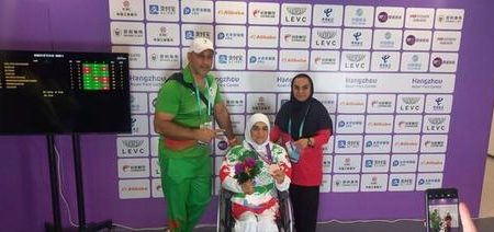 نخستین مدال تاریخ پاراوزنه‌برداری بانوان ایران در بازی‌های پاراآسیایی