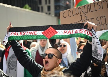 اروپایی‌ها برای مردم غزه تظاهرات کردند